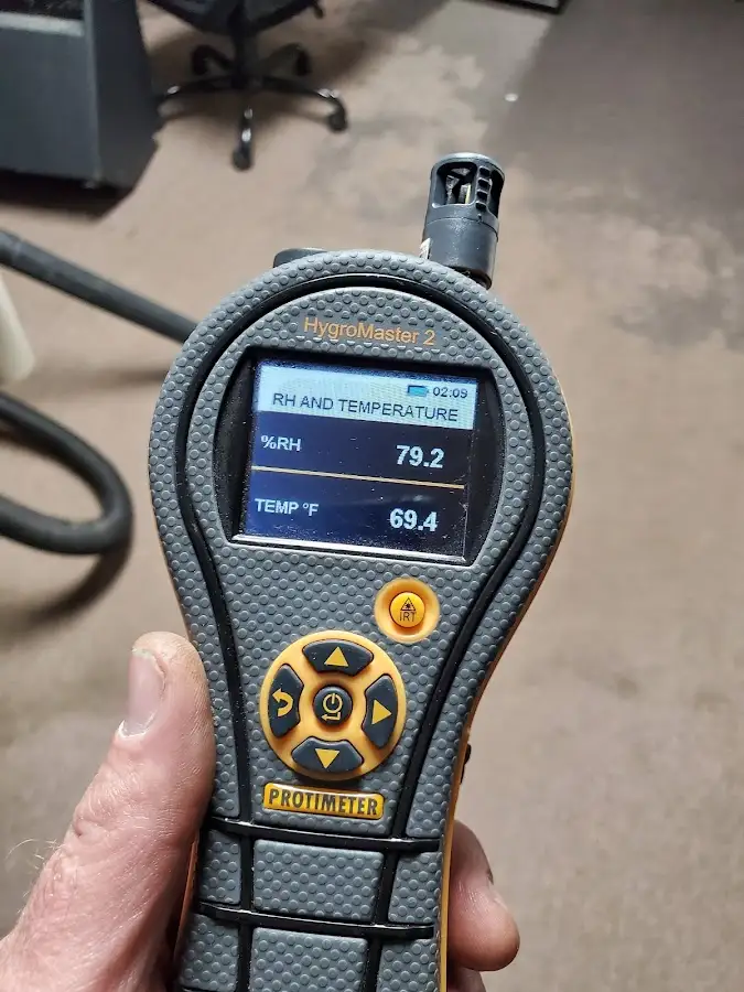 Moisture meter humidity assessment for Fire & Smoke Damage Restoration in North Syracuse